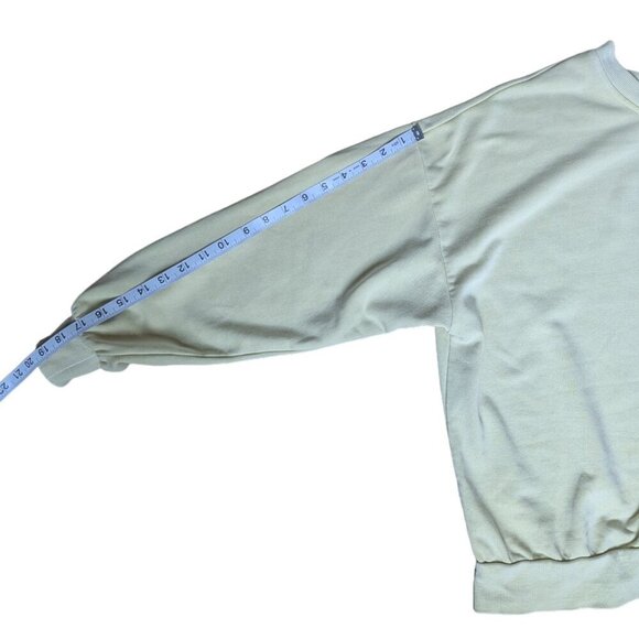 H&M Pastel Yellow Crew Neck Long Sleeve (Wom XS) with Shorts  (Wom S) Pajama Set - Picture 10 of 11